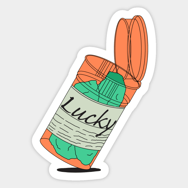 Lucky OG Sticker by LuckHasArrived